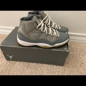 Cool grey 11s size 10
